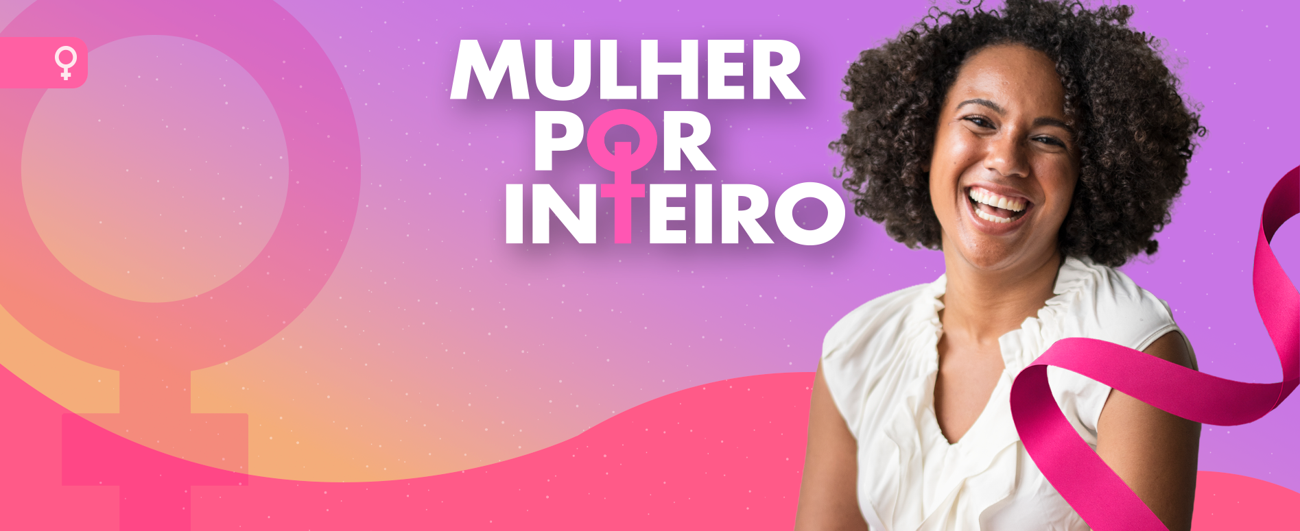 Imagem ilustração parabanner – mulher por inteiro
